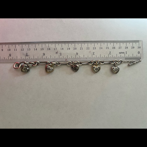 David Yurman 5 Heart Charm Bracelet - Picture 4 of 7